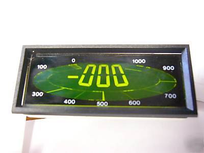 Elliptical bargraph panel meter by modutec