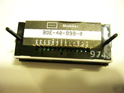 Elliptical bargraph panel meter by modutec