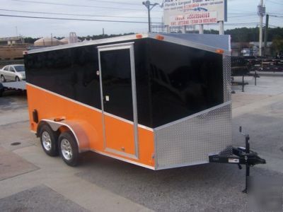 7 x 16 v nose enclosed cargo trailer why buy used ramp