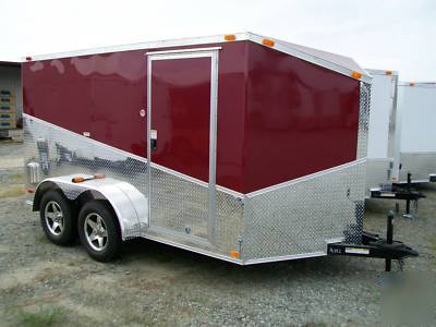 7 x 16 v nose enclosed cargo trailer why buy used ramp