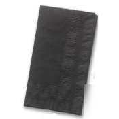 Black 2-ply facial quality dinner napkin - 15X17