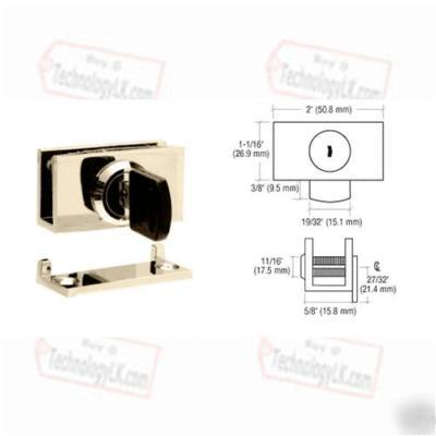 Brass cam lock for 1/4