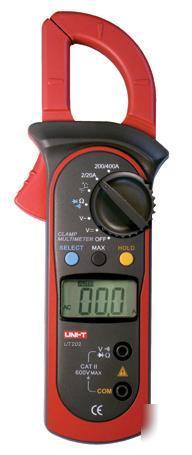 Digital multimeter ac / dc voltage current clamp temp