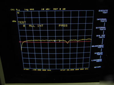 Hp 8703A 1310NM lightwave comp. analyzer 8703B 8702E