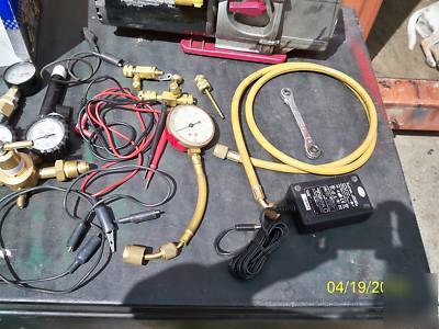 Lot of hvac tools, vacuum pump, gauges, supco & more