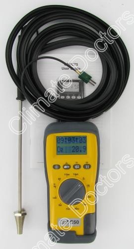 New uei C50 gas combustion analyzer meter 