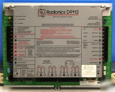 Radionics D9112 burglar & fire alarm communicator trans