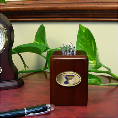 The memory company st. louis blues paper clip holder
