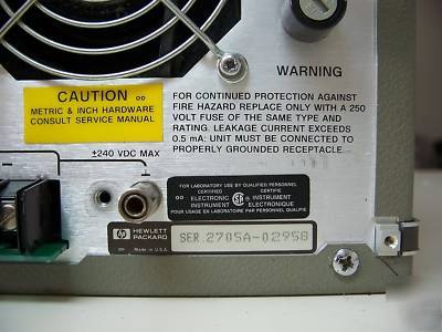 Hp agilent 6038A power supply with gpib