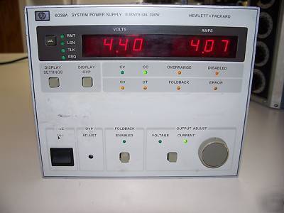 Hp agilent 6038A power supply with gpib