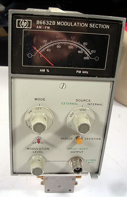 Hp agilent 866332B am-fm modulator plug in tested good