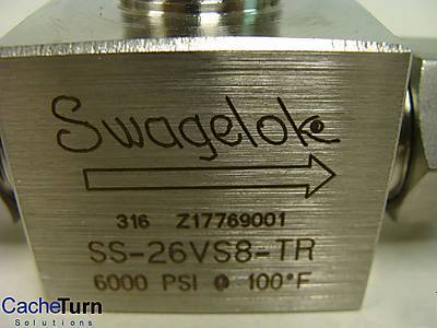 New swagelok ss integral bonnet needle valve # ss-26VS8 