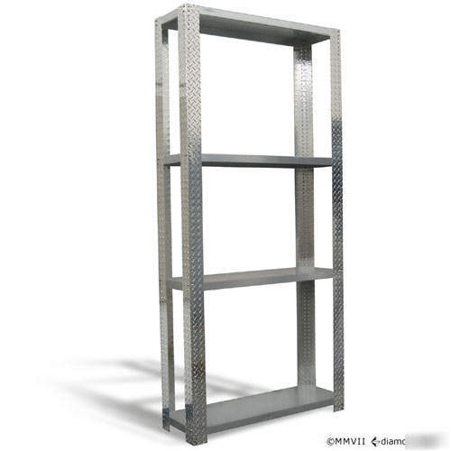 Shelves garage diamond rack heavy duty customizable 