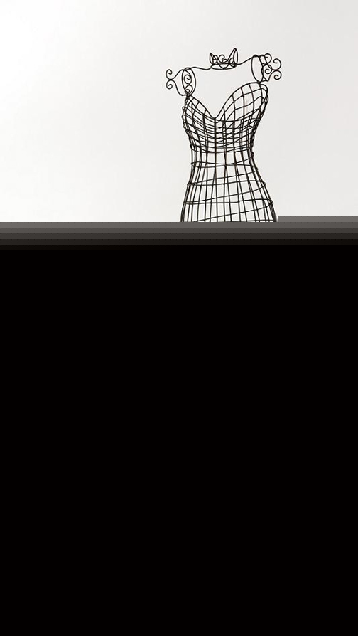Wire mannequin store display dress form decorator 57
