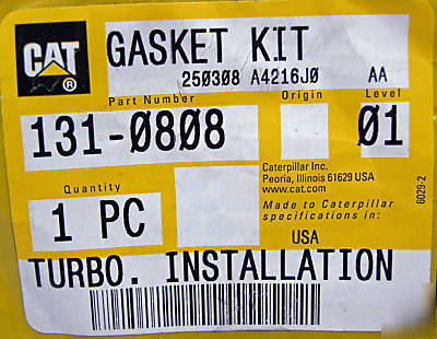 Caterpillar cat gasket kit part 131-0808 250308 A4216J0