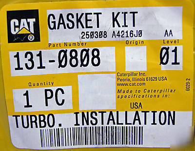 Caterpillar cat gasket kit part 131-0808 250308 A4216J0