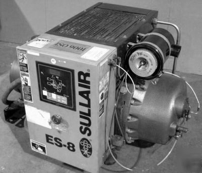 25-hp used es-8 sullair rotary screw compressor PM10046