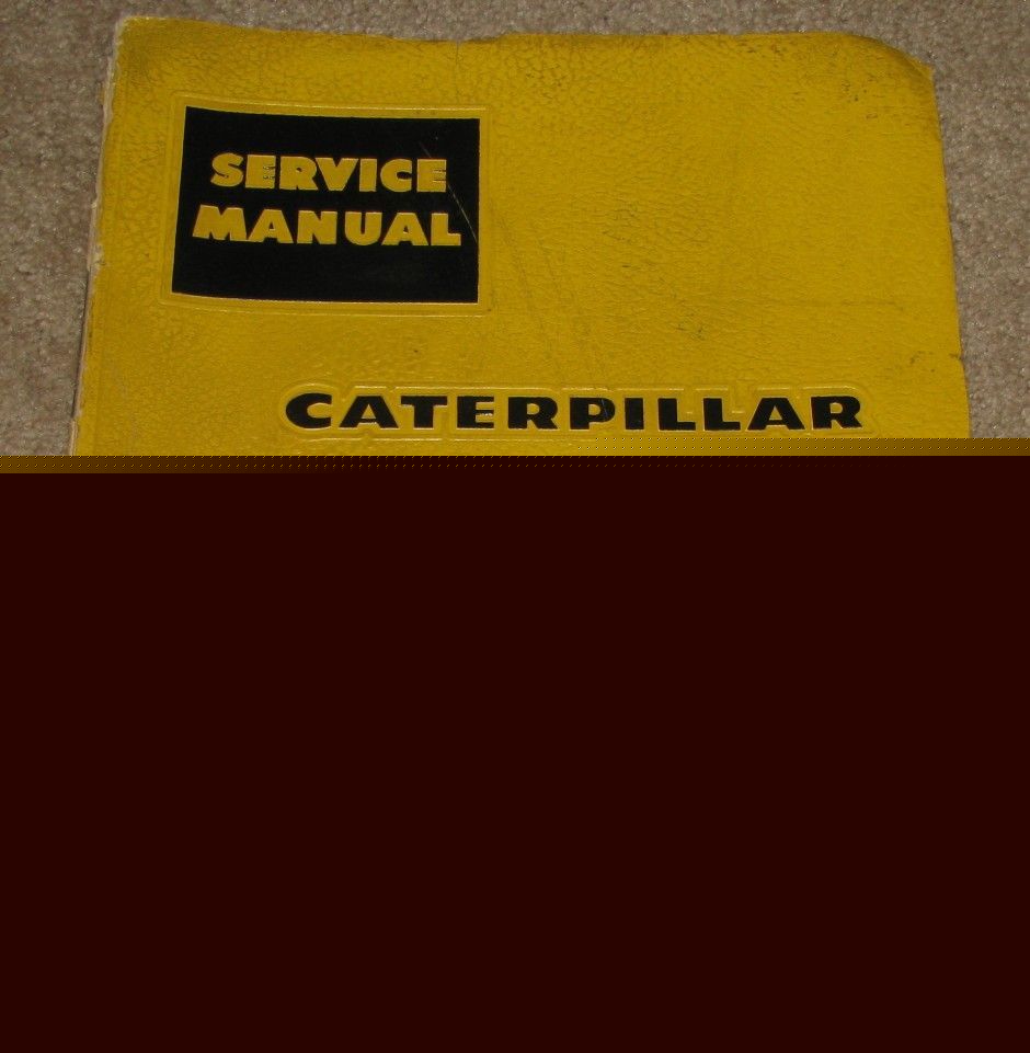 Caterpillar D342 & G342 factory service manual, 1960's