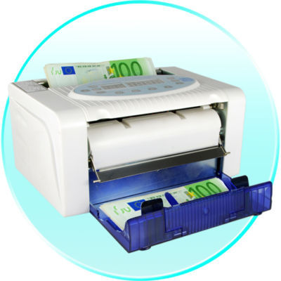 Multi currency counter counterfeit banknote detector