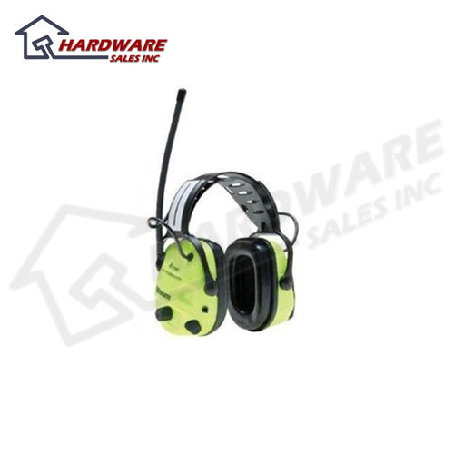 New bilsom 1015543 25DB am/fm stereo hi-vis earmuff 