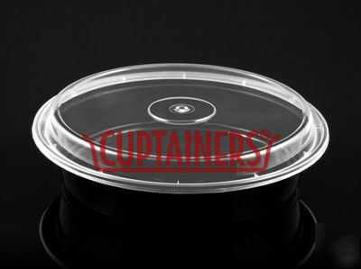 New spring - 48 oz black base w/ clear lid