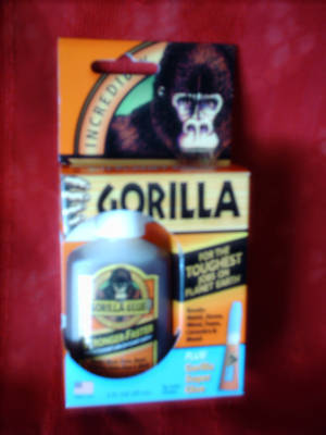 Package of 2 - orig gorilla glue and gorilla super glue