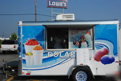 Shaved ice -snow cone- concession trailer 2008 model