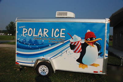 Shaved ice -snow cone- concession trailer 2008 model