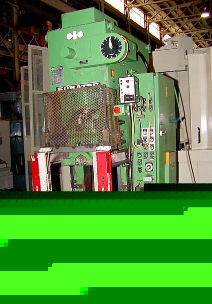 1979 komatsu obs-45 49.5 ton gap frame power press