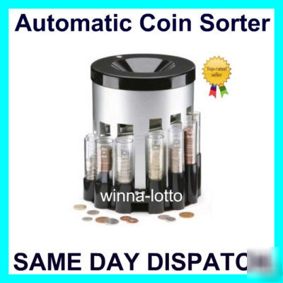 Automatic electronic coin sorter coin counter