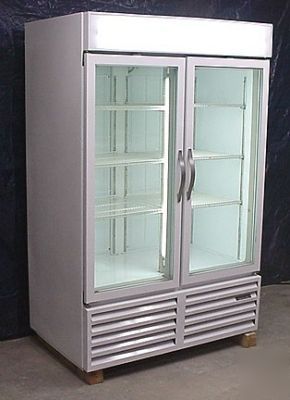 Beverage-air two glass door freezer merchandiser