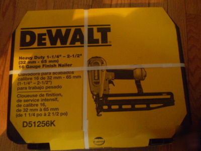 Dewalt D51256K 1-1/4-inch to 2-1/2-inch 16-gauge sealed