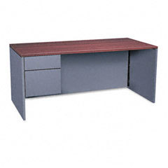 Global adaptabilities single pedestal desk