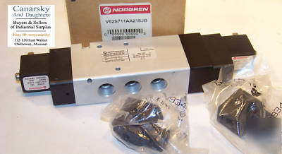 New 1 norgren V61R5D7A-XP0900 5/3 air pilot valve V61 