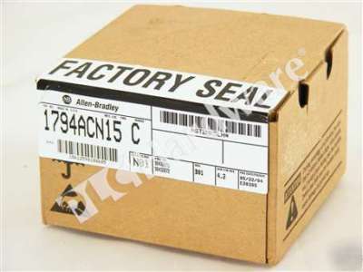 New * sealed* allen bradley ab 1794-ACN15 /c 1794ACN15 