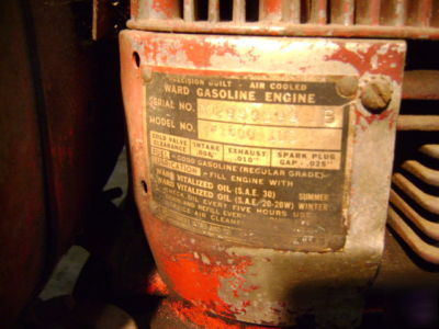 Ward's precision built air cooled gas engine - antique?