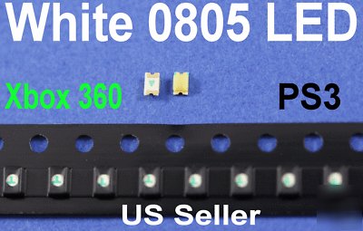 50 pcs white smd-smt led ~us seller ~xbox 360~PS3 ~wii