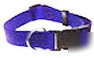 Aspen pet 1IN nylon blue adj collar