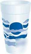 Dart horizon foam cup blueberry |20 bags of 25| 20J16H