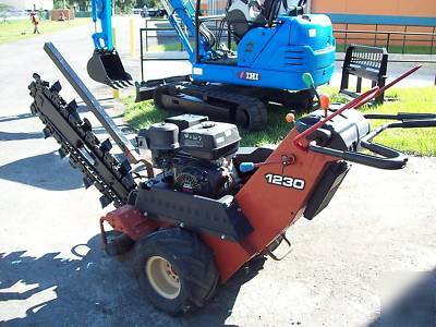 Ditch witch 1230 trencher,2005, florida unit, we ship