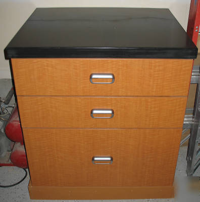 Heavy duty wood garage cabinet