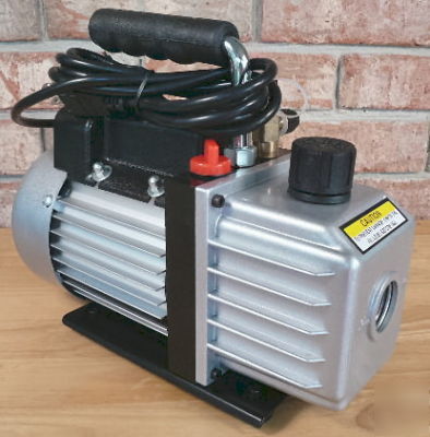 New 2.5 cfm vacuum pump portable 115 volts 1/6 hp hvac 
