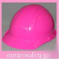 Pink hard hat hot neon standard hardhats usa made ansi