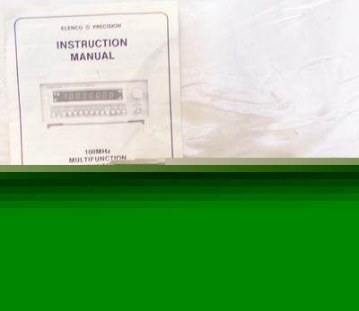 Elenco precision 100MHZ multifunction counter f-100 