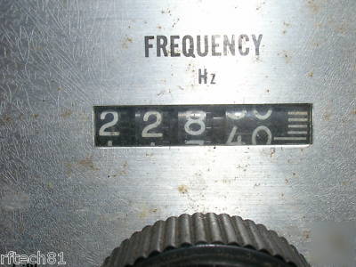Fairchild electro-metrics emc-10 interference analyzer