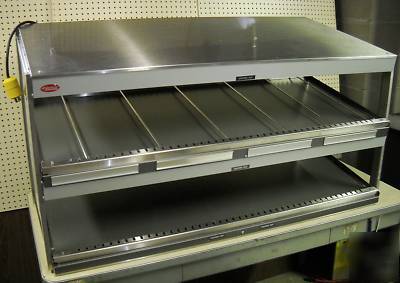 Glo-ray hatco slide-down food warmer merchandiser pizza