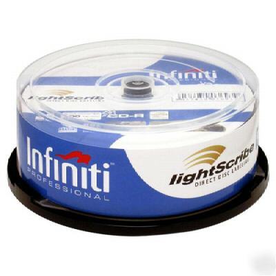 Lightscribe cd 700MB 52X 10PK premium uk cd-r infinitiÂ®