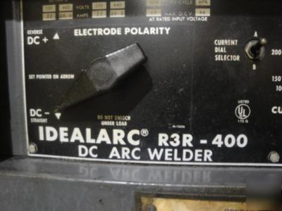 Lincoln idealarc R3R-400 arc mig welder
