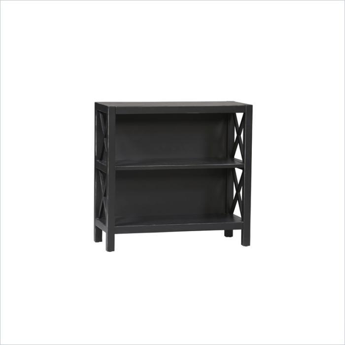 Linon- anna collection 3 shelf bookcase,antique black