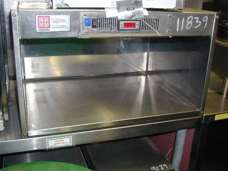 Marshall open face or pass thru food warmer